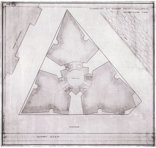 Two_Glass_Skyscrapers_Friedrichstrasse_Plan_2