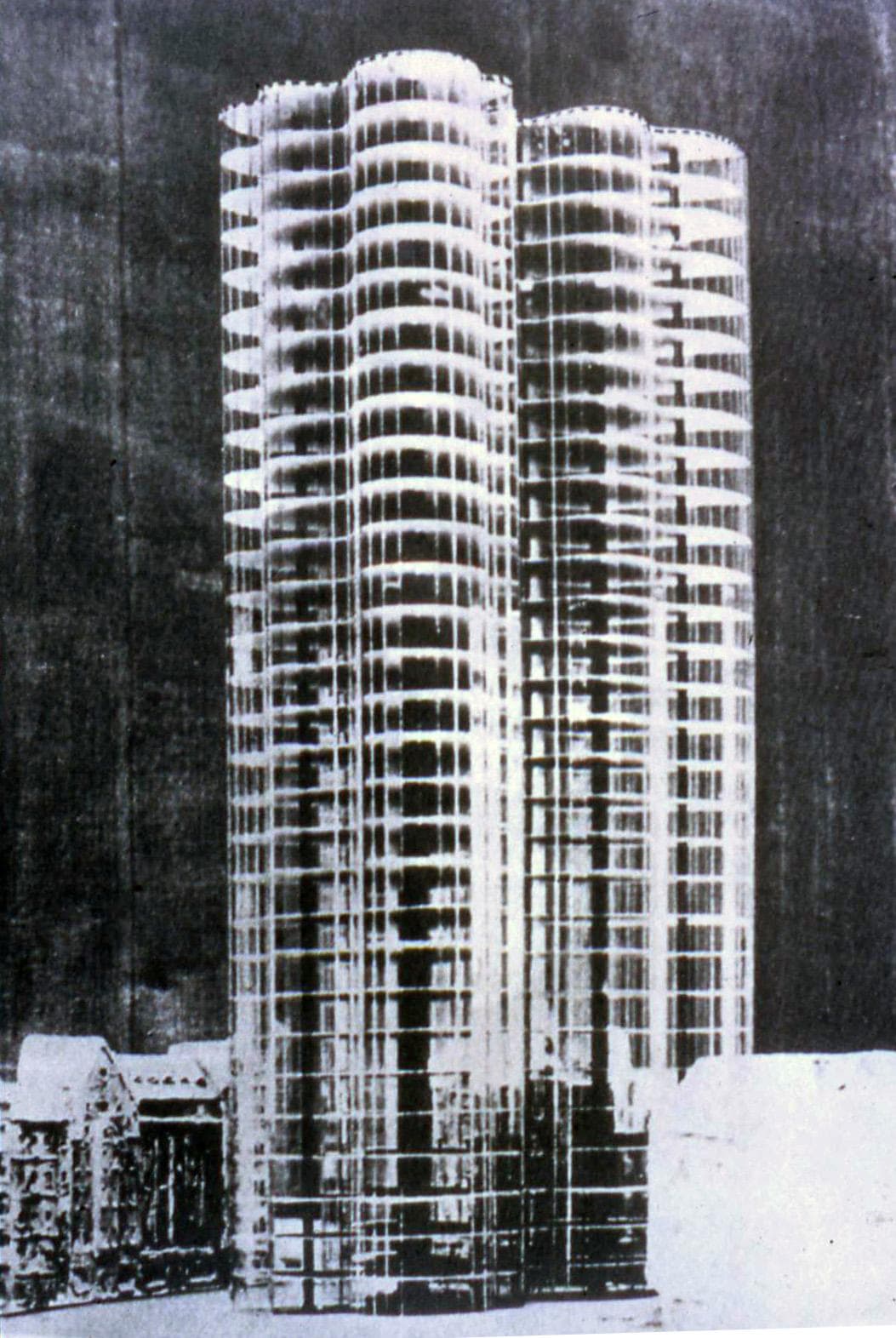 Two_Glass_Skyscrapers_Glass_Skyscraper_Mies_Van_Der_Rohe
