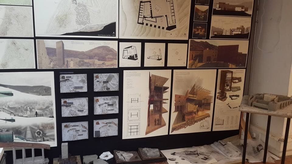 Representation และ Simulation แสดงถึงการที่นักศึกษาส่งงานเป็น Representation ของงานสถาปัตยกรรม